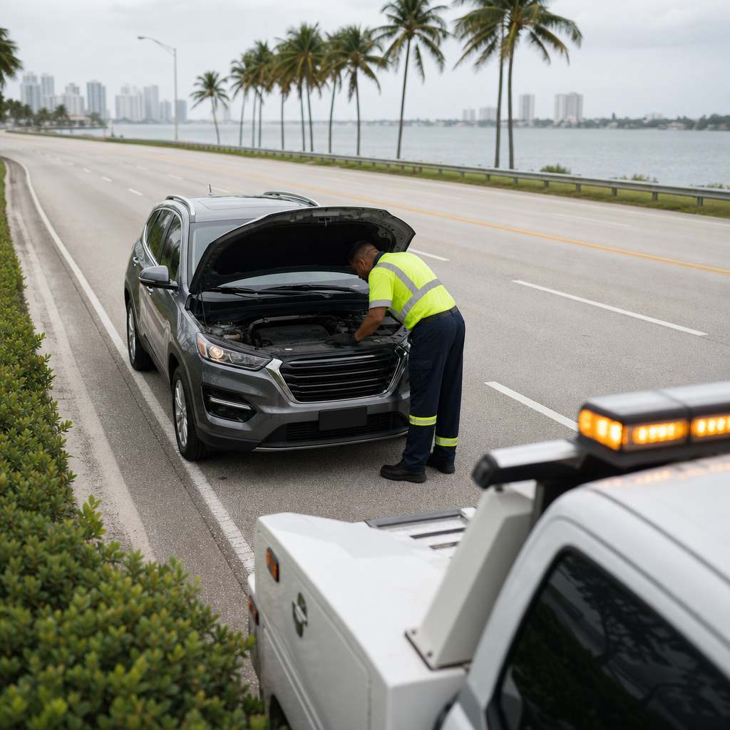24-Hour Towing Palm Beach County — roadside assistance image in West Palm Beach